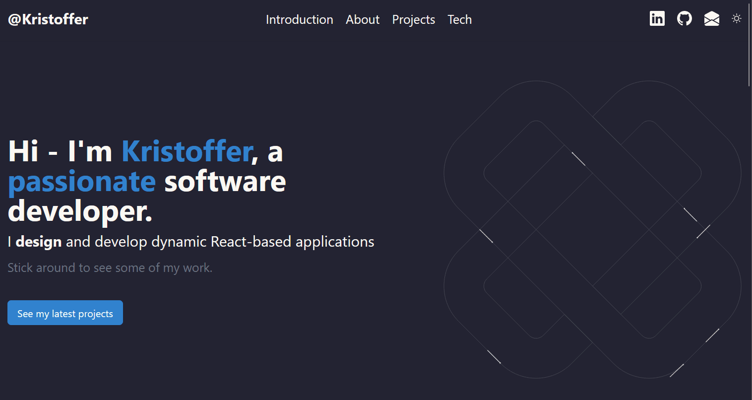 Personal Portfolio screenshot 1